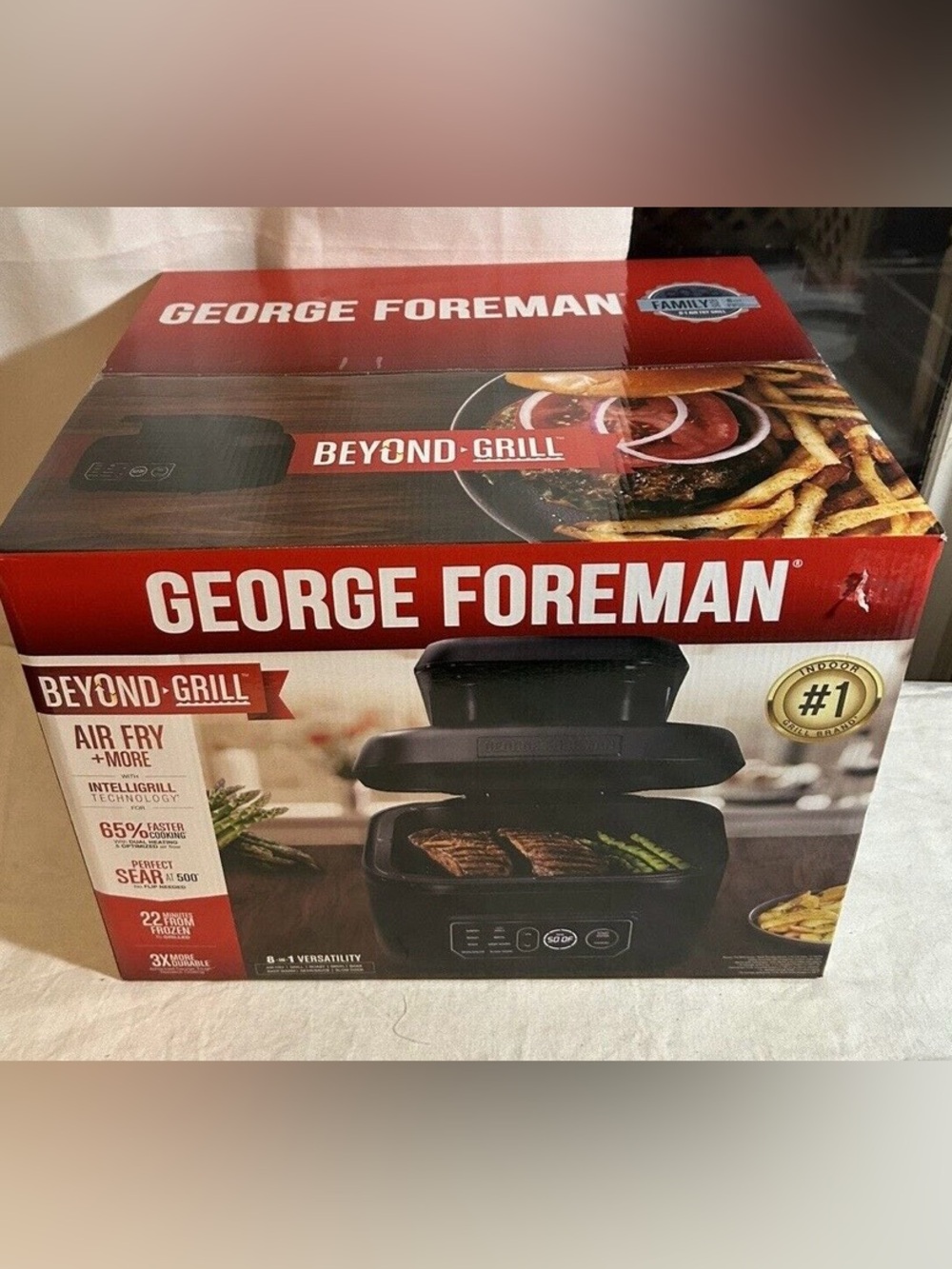 George Foreman Beyond Grill BRAND NEW in box! Never opened!